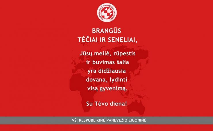 Sveikinimas Tėvo dienos proga!