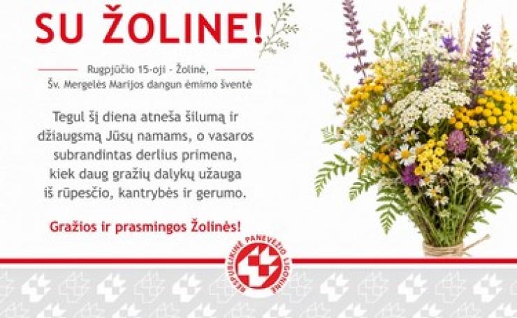 Sveikiname visus su Žolinėmis!