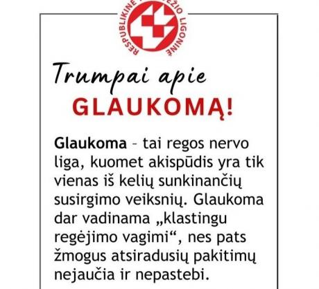 Gydytoja oftalmologė  Edita Povilonienė trumpai apie glaukomą