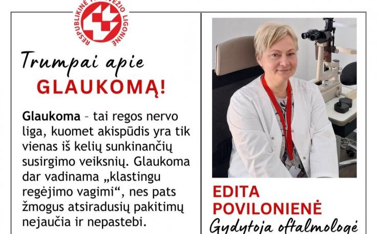 Kovo 10-16 d., minime Pasaulinę glaukomos savaitę