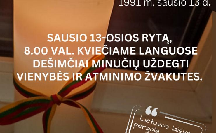 Sausio 13-oji: Laisvės liepsna iš kartos į kartą