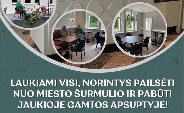 Laukiami visi, norintys pailsėti nuo miesto šurmulio ir pabūti jaukioje gamtos apsuptyje Likėnuose